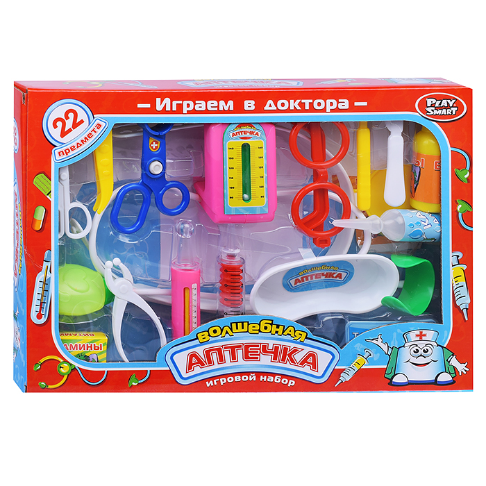 Набор доктора 2554 "Волшебная аптечка", в чемодане (22 предметов)