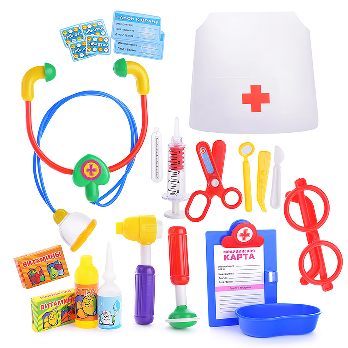 Набор доктора 2554 "Волшебная аптечка", в чемодане (22 предметов)