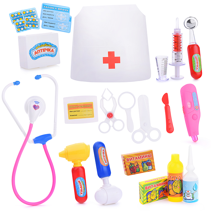 Набор доктора 2554 "Волшебная аптечка", в чемодане (22 предметов)