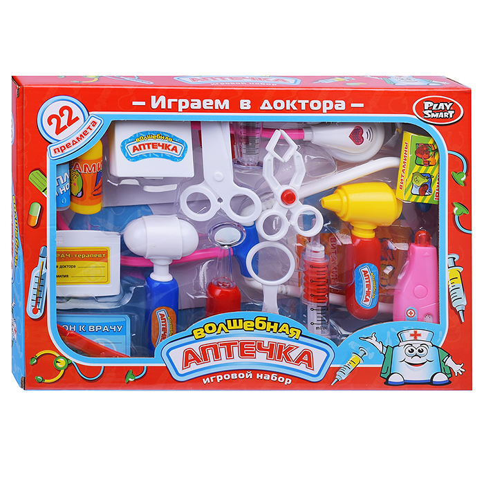 Набор доктора 2554 "Волшебная аптечка", в чемодане (22 предметов)