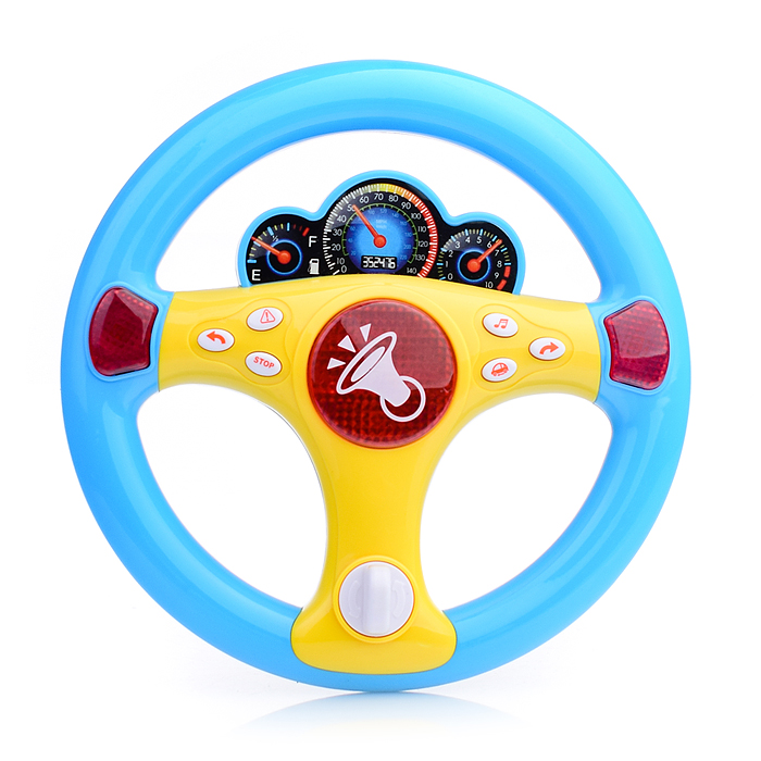 Фото к товару Руль 7749 "Заводи поехали!" на батарейках, в коробке Руль 7749 "Заводи поехали!" на батарейках, в коробке