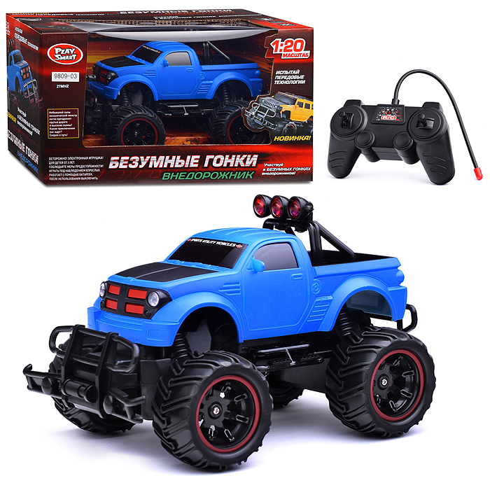 Машина 9809-03/04 "Внедорожник" р/у, в коробке