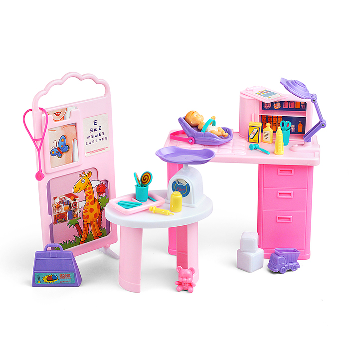 Набор мебели для кукол 9817 "Детский Врач" в коробке