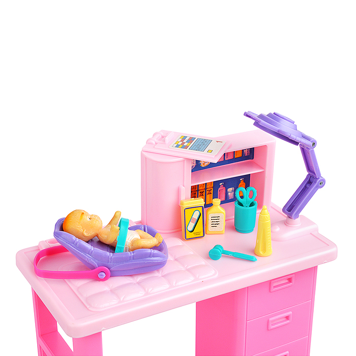 Набор мебели для кукол 9817 "Детский Врач" в коробке