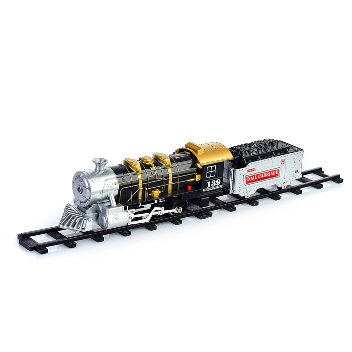 Железная дорога 0660 "Мой поезд" с дымом, в коробке