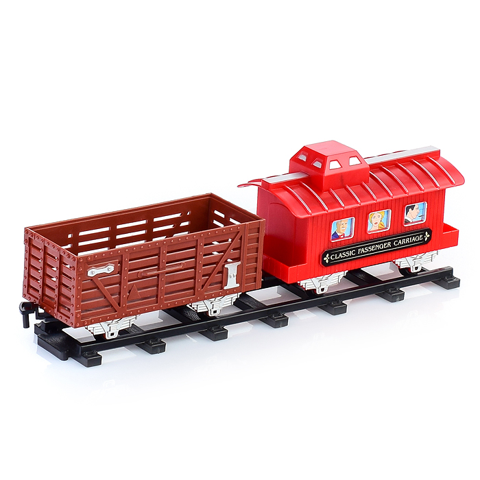 Железная дорога 0660 "Мой поезд" с дымом, в коробке