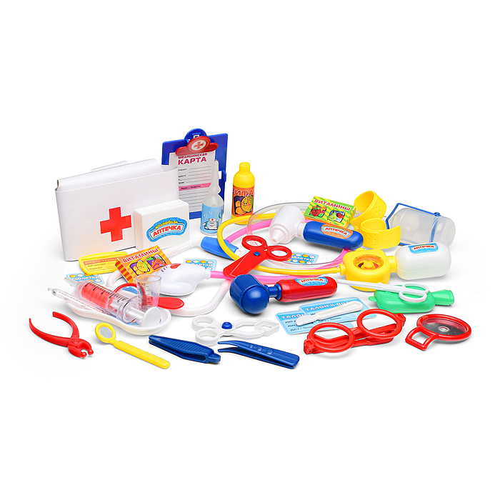 Набор доктора 2553 "Волшебная аптечка", в чемодане (37 предметов)