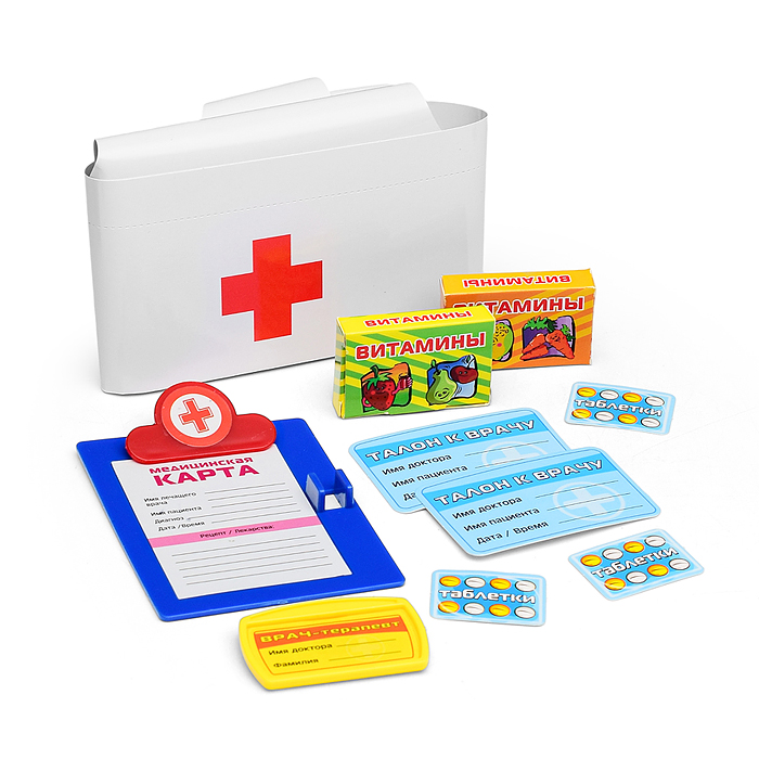 Набор доктора 2553 "Волшебная аптечка", в чемодане (37 предметов)