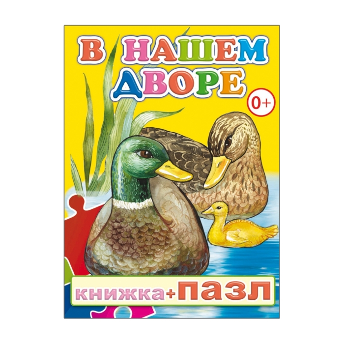Книга-пазл. В нашем дворе Книга-пазл. В нашем дворе