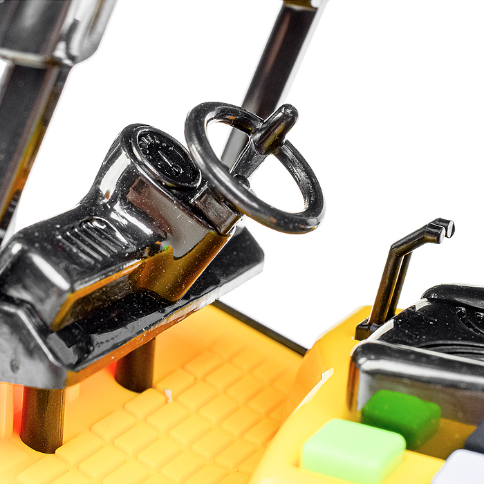 Машина WY692A "Погрузчик" с бочками и поддоном 1:16 (свет, звук) в коробке