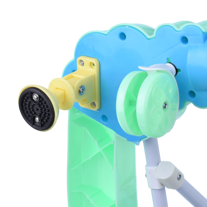 Ходунки 1611B-3 "Забавная мордашка" бело/зеленые, в пакете