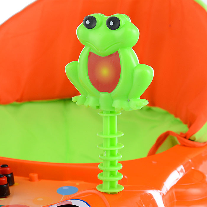 Ходунки 901-Q-3 "Божья коровка" (зеленый-оранжевый) в пакете