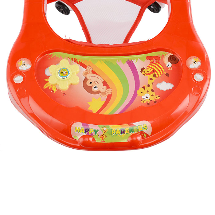 Фото к товару Ходунки 902-4 "Цветок" со звуком (красный) в пакете Ходунки 902-4 "Цветок" со звуком (красный) в пакете