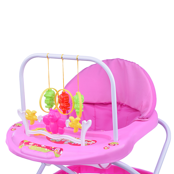 Фото к товару Ходунки 902-D-1 "Мишутка" (розовый) в пакете Ходунки 902-D-1 "Мишутка" (розовый) в пакете