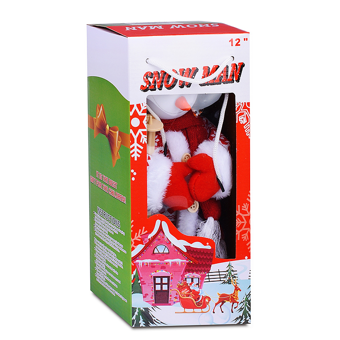 Фото к товару Снеговик сувенирный S1965 с лыжами, 30см Снеговик сувенирный S1965 с лыжами, 30см