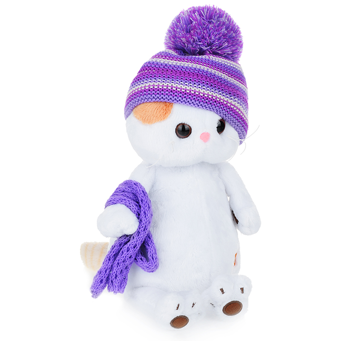 Фото к товару Кошка Ли-Ли в лиловом вязаном комплекте Кошка Ли-Ли в лиловом вязаном комплекте