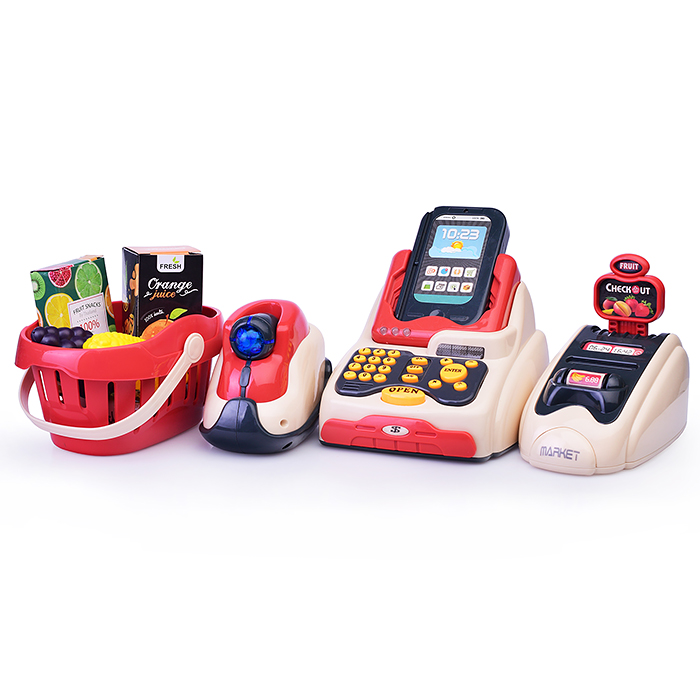 Игровой набор касса 668-92 "Магазинчик" (свет, звук) в коробке