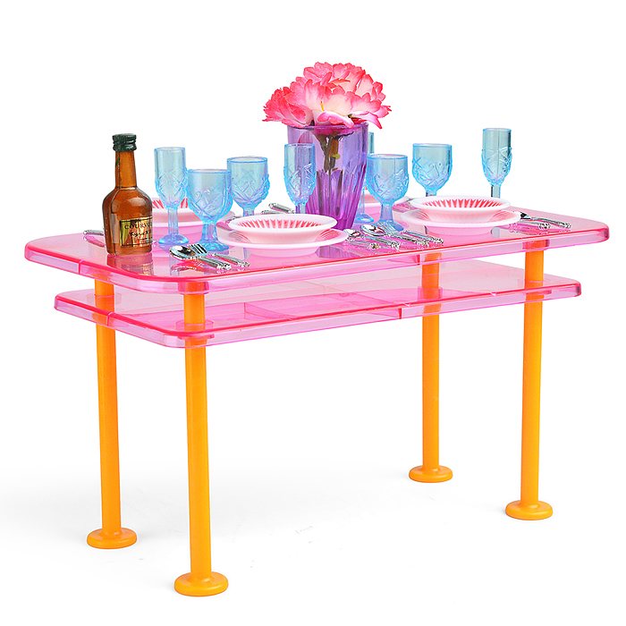 Набор мебели для кукол 2912 "Столовая" в коробке