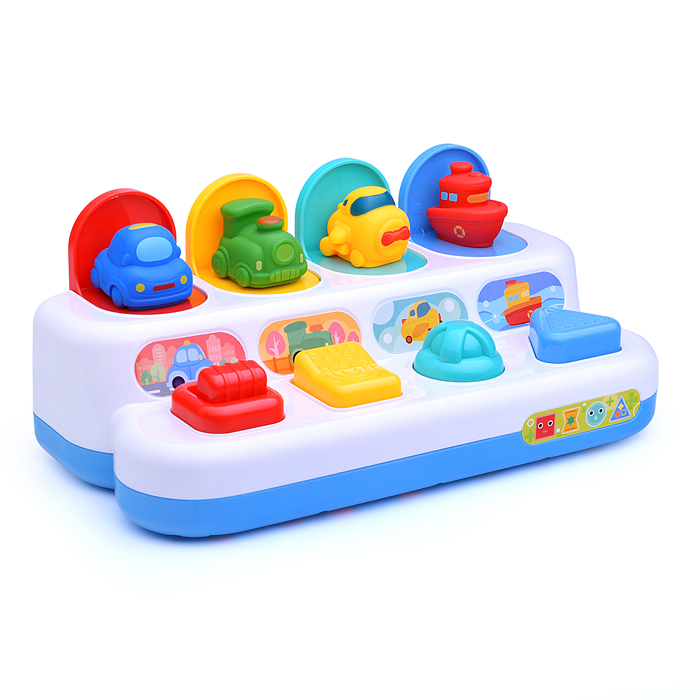 Развивающая игрушка Y0076-2 "Прятки" с машинками, в коробке