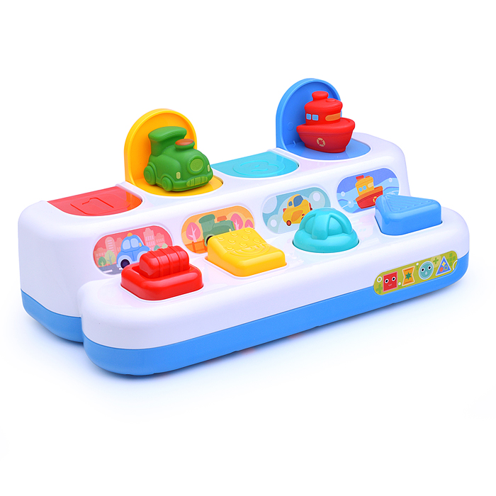 Развивающая игрушка Y0076-2 "Прятки" с машинками, в коробке