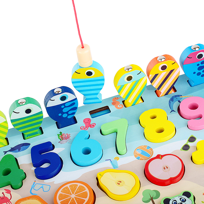 Фото к товару Набор D1163 "Сортер-Вкладыш" MAXI с магнитной рыбалкой, в пакете Набор D1163 "Сортер-Вкладыш" MAXI с магнитной рыбалкой, в пакете