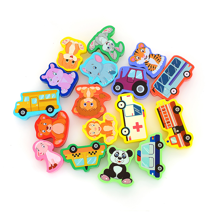 Фото к товару Набор D1163 "Сортер-Вкладыш" MAXI с магнитной рыбалкой, в пакете Набор D1163 "Сортер-Вкладыш" MAXI с магнитной рыбалкой, в пакете