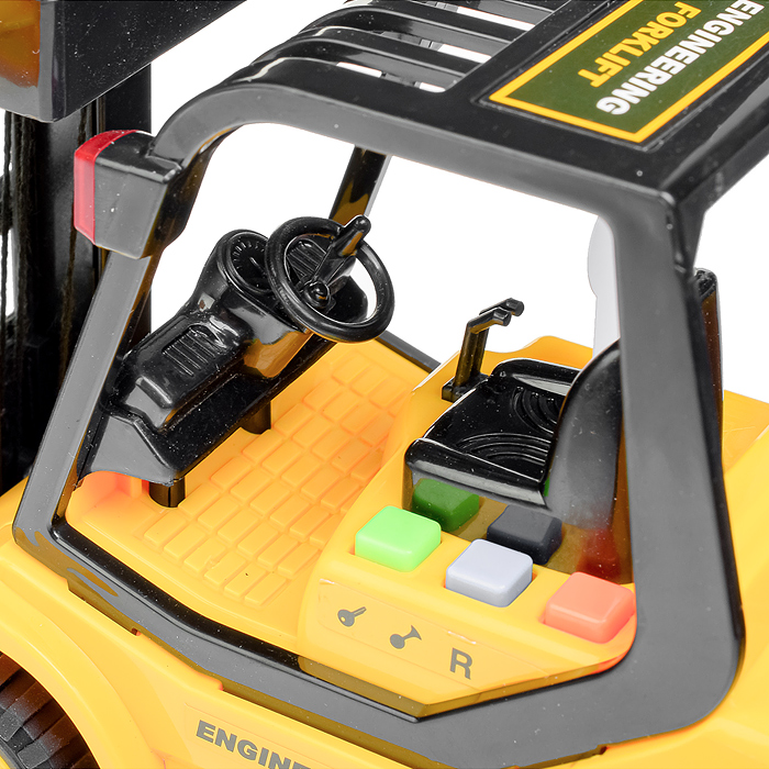 Машина WY691A "Погрузчик" с ящиками и поддоном 1:16 (свет, звук) в коробке