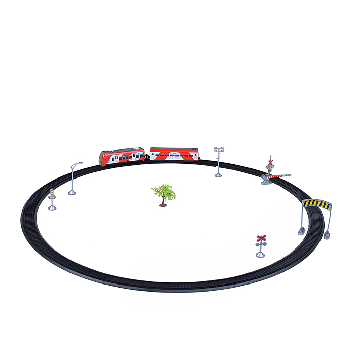 Железная дорога РЖД Ласточка р/у, (свет-звук, дл. пути 280см,) в коробке