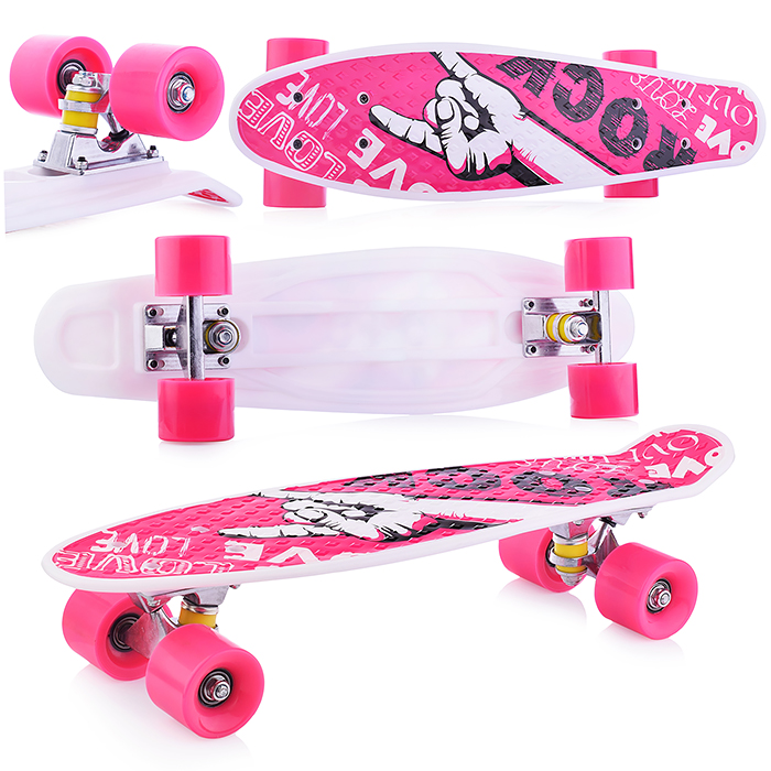 Скейт детский R0058 микс, в пакете