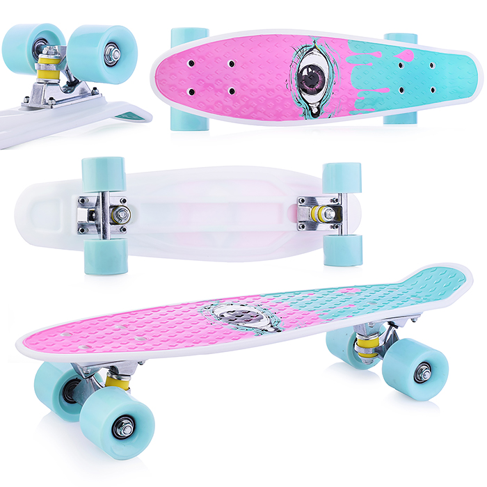 Скейт детский R0058 микс, в пакете