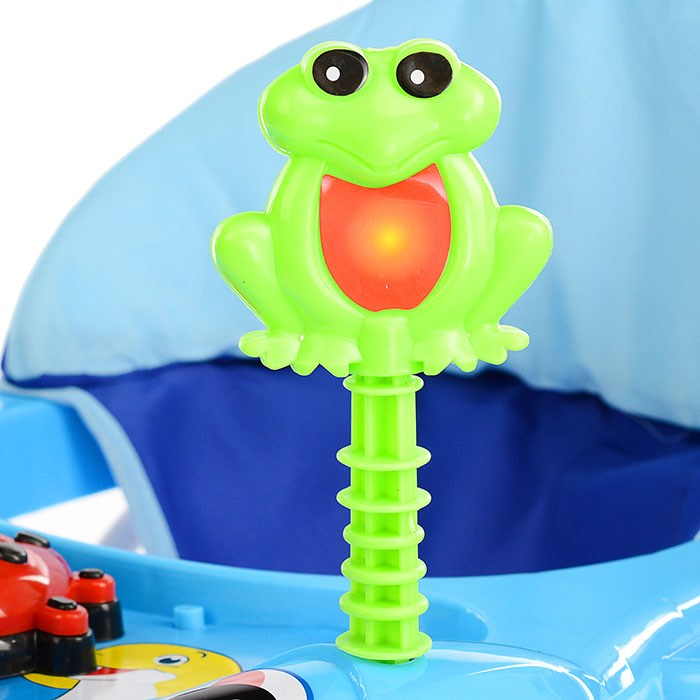 Ходунки 901-Q-2 "Божья коровка" голубые, в пакете