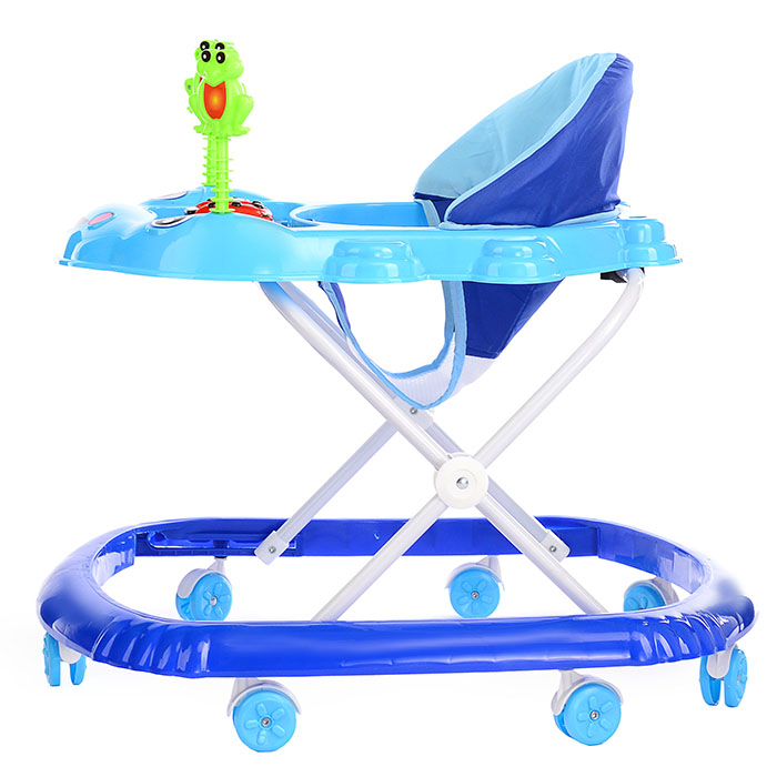 Ходунки 901-Q-2 "Божья коровка" голубые, в пакете