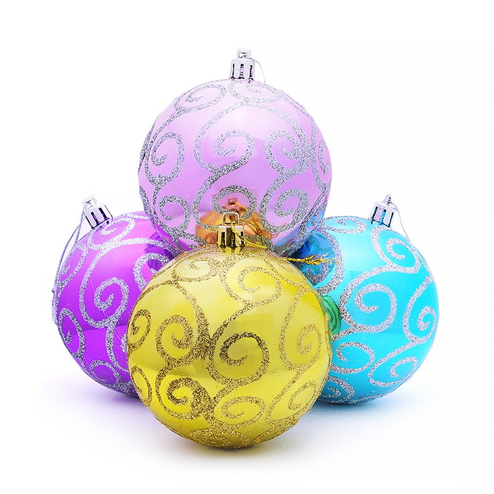 Набор шаров S1298 "Фееричный" (8см) в коробке