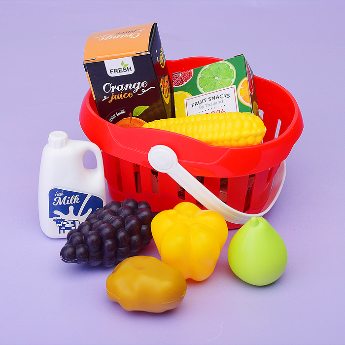 Игровой набор 668-120 "Касса" (с набором продуктов) в коробке