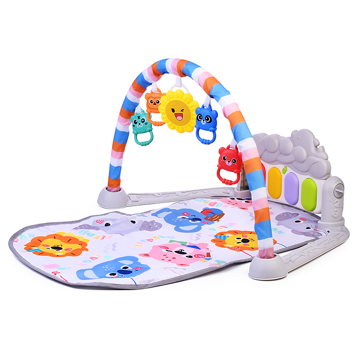 Коврик развивающий 368-82R "Веселые животные" в коробке