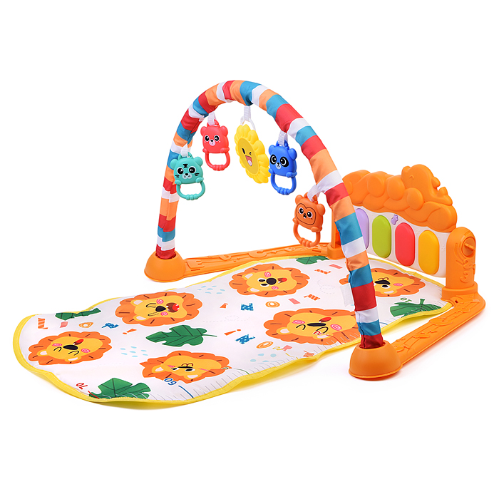 Коврик развивающий 368-82O "Львенок" с ростомером, в коробке