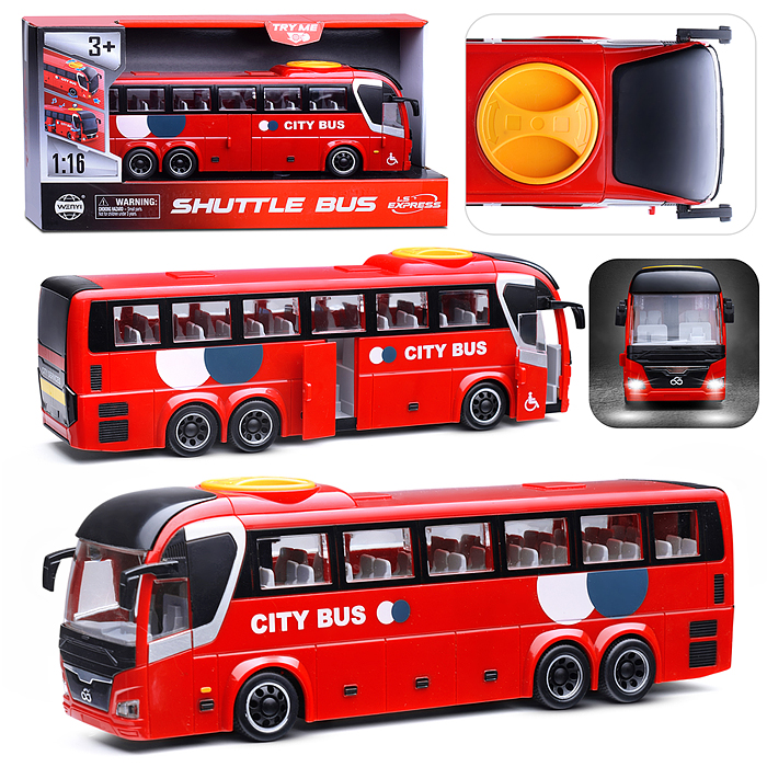 Автобус WY1107B "Городской" в коробке