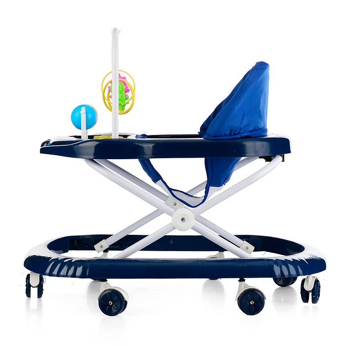 Ходунки 902-E-5 "Шарики" с подвесными игрушками (синий) в пакете