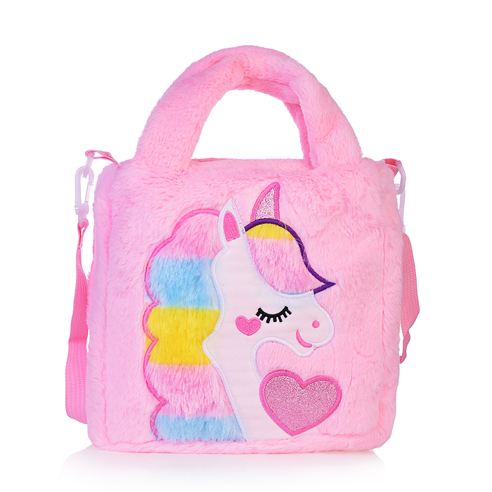 Сумка детская M1166 "Сказочный единорог" 23*23*5 см.