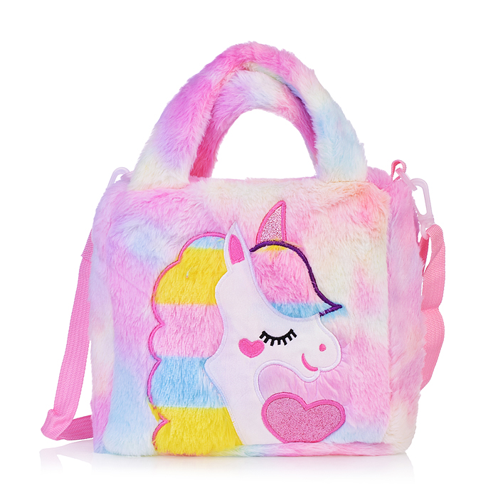Сумка детская M1166 "Сказочный единорог" 23*23*5 см.