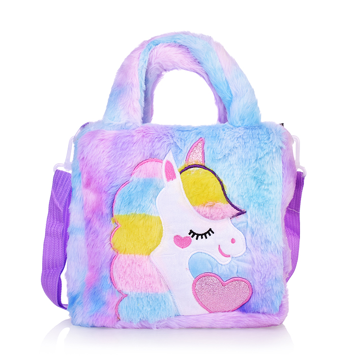 Сумка детская M1166 "Сказочный единорог" 23*23*5 см.