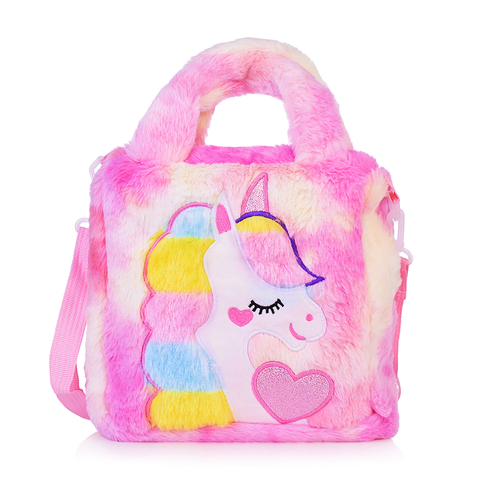Сумка детская M1166 "Сказочный единорог" 23*23*5 см.