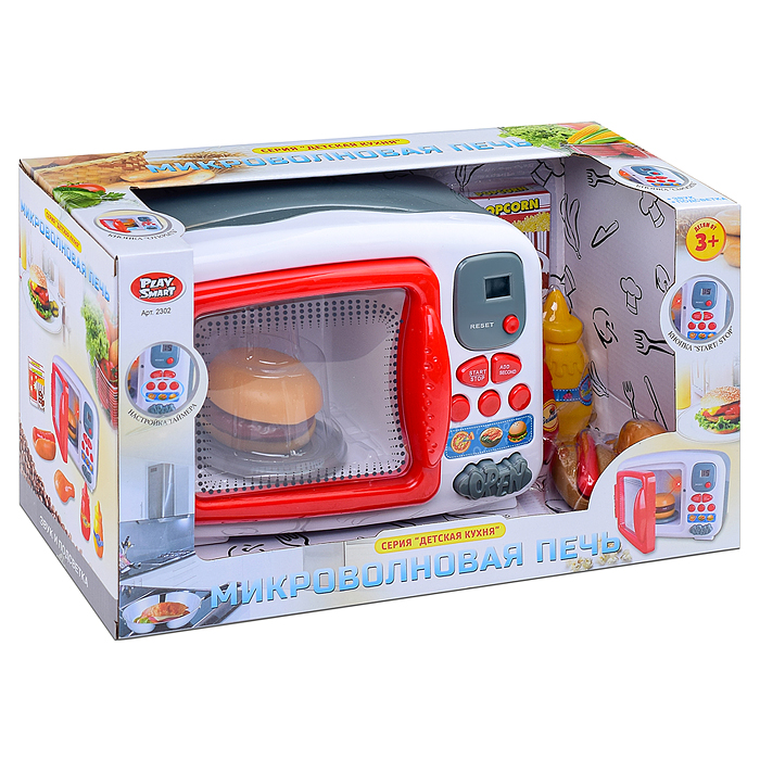 Бытовая техника 2302 "Микроволновая печь" на батарейках, в коробке