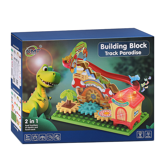 Игровой набор-трек 88630B "В стране Динозавров" в коробке