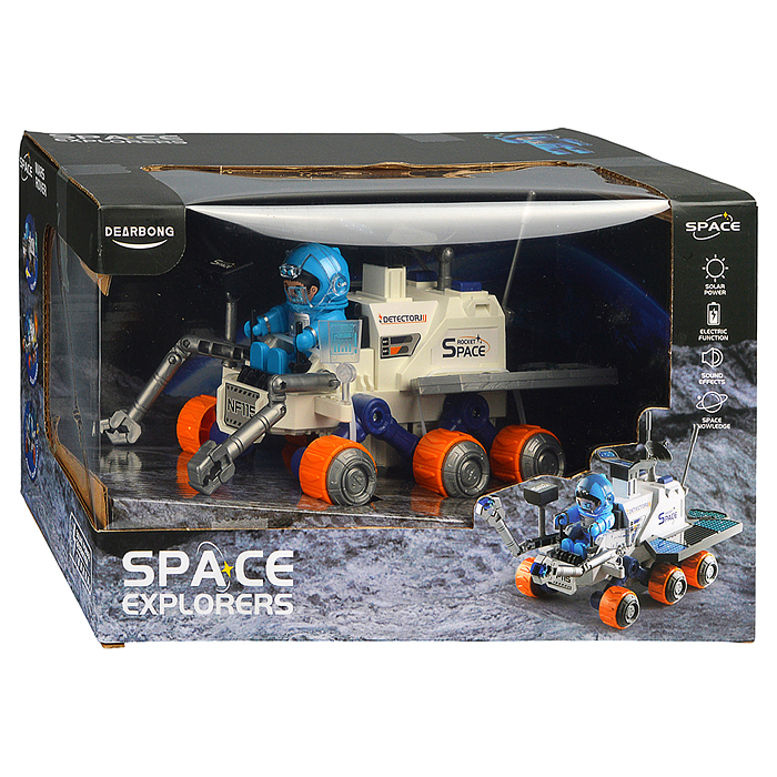 Фото к товару Набор космос DB-018 "Солнечный космический автомобиль" в коробке Набор космос DB-018 "Солнечный космический автомобиль" в коробке