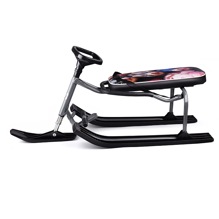 Игрушка Снегокат детский 501 "TANDEM" разборный для двоих со складной спинкой (Хорьки)