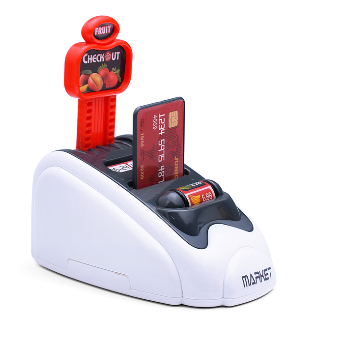 Игровой набор 668-119 "Касса" (с набором продуктов) в коробке