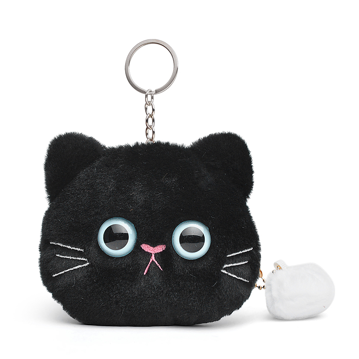 Мягкий брелок-кошелек М1404 "Кошечка" 11см