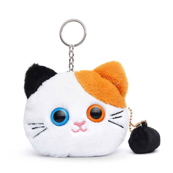 Мягкий брелок-кошелек М1404 "Кошечка" 11см