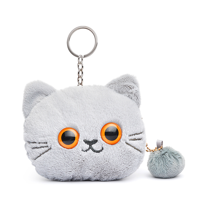 Мягкий брелок-кошелек М1404 "Кошечка" 11см